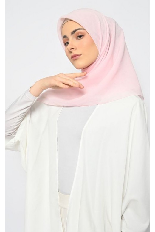 Hijab Segi 4 Voal Anabela Eyelash Baby Pink
